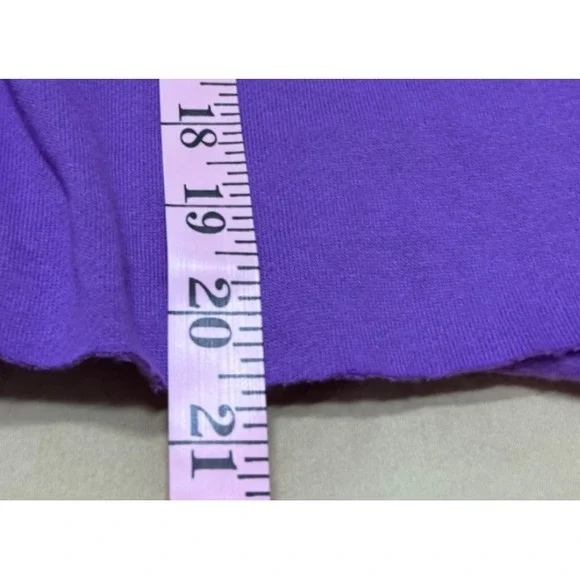 LuLaRoe Womens Shorts Size 3XL Serena Lounge Fleece Lined Cotton Purple NWT‎ - Picture 5 of 5